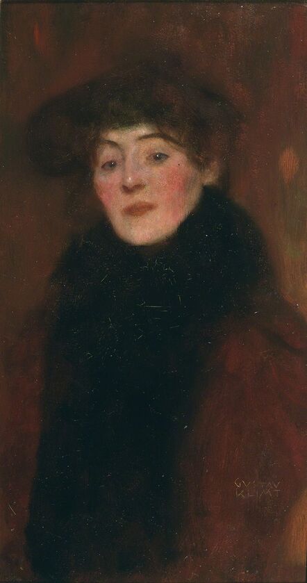 Gustav Klimt, ‘Woman with Fur Collar’, 1897
