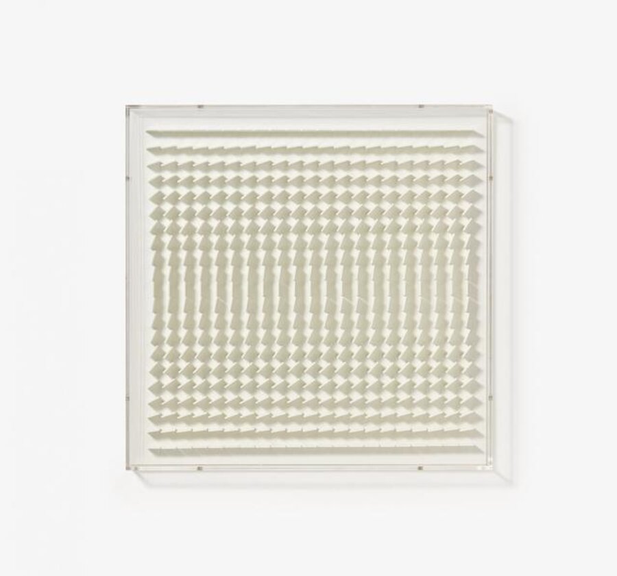Quadratrelief 113 (From: Visuell veränderliche Struktur)