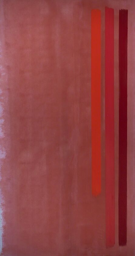 William Perehudoff, ‘Vertical Reds’, 1973