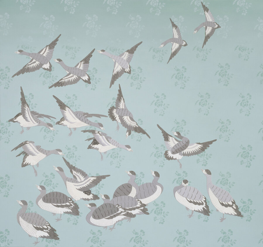 Flying Birds Mint