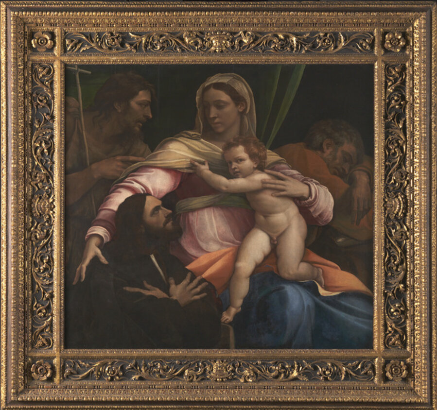 The Virgin and Child with Saint Joseph, Saint John the Baptist and a Donor