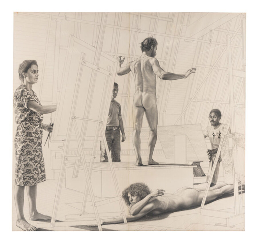 Study for Studio Figures