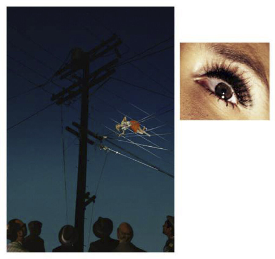 7:12pm Redcliff Ave, 2013 / Eye #10 (Telephone Wires), 2013