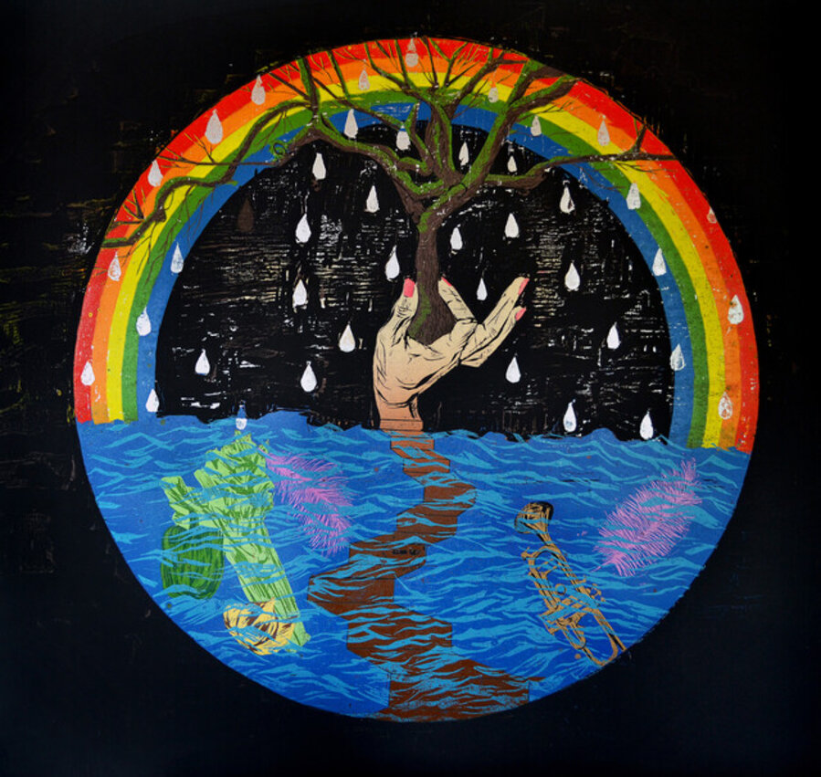 Yesterday the water came for our things. Tomorrow it will come for our future