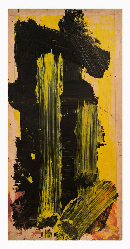 Edvins Strautmanis, ‘Untitled (Composition in yellow and black)’