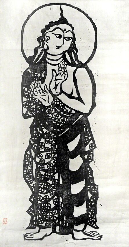 Shiko Munakata, ‘Samanthabhadra, Incarnation of Buddha’s Fundamental Element’, 1960