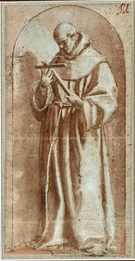 Vicente Carducho, ‘Study of a Franciscan Saint, probably San Diego de Alcalá’, ca. 1609