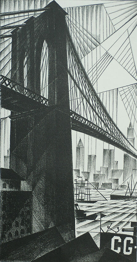 Arnold Ronnebeck, ‘Brooklyn Bridge’, 1925