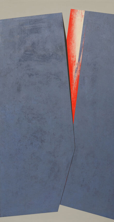 Silvia Lerin, ‘Hendidura central con rojo (Central fissure with red)’, 2010