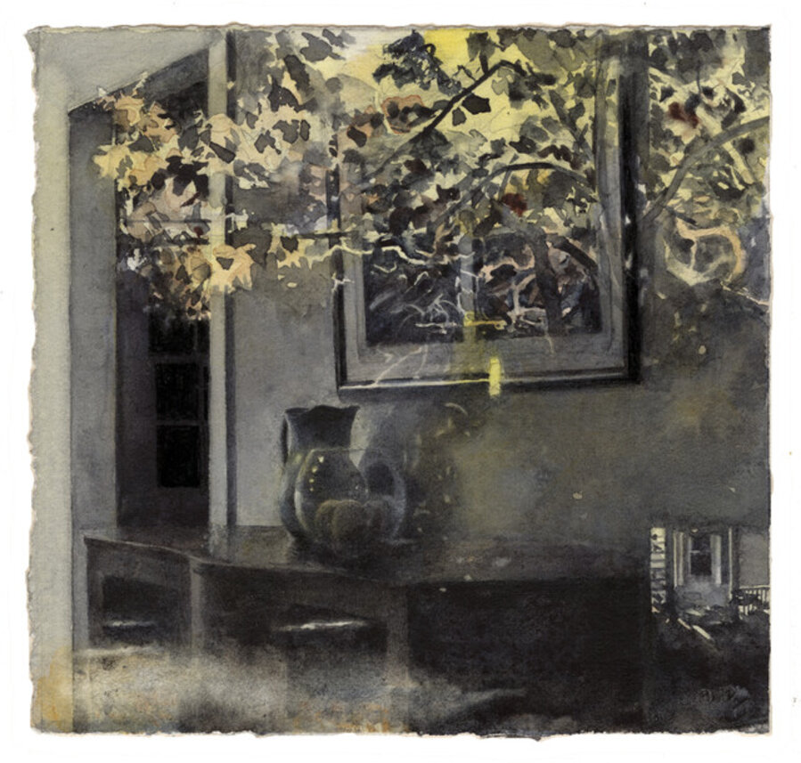 Still Life with Fall Leaves