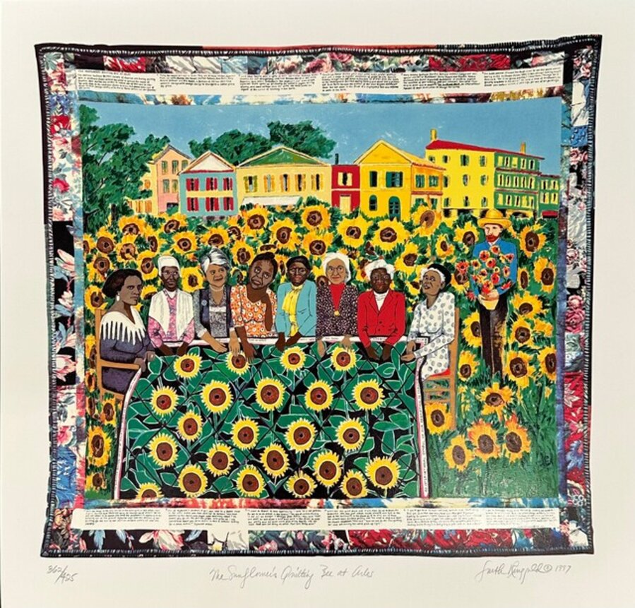 The Sunflowers Quilting Bee at Arles