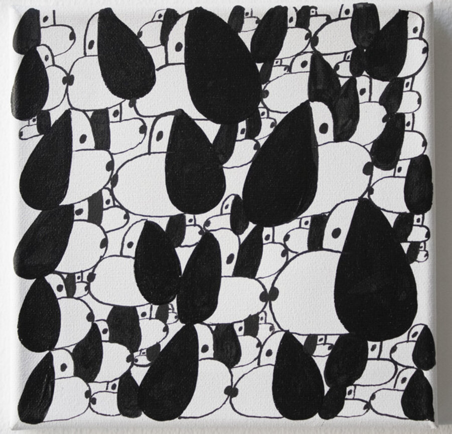 Black + White SNOOPIES
