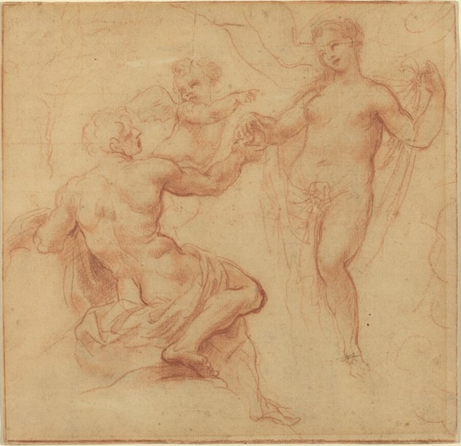 Paris Awarding the Apple to Venus