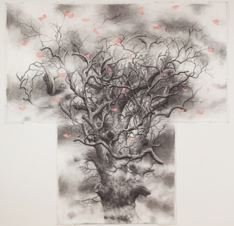 Tree #5 (butterflies)