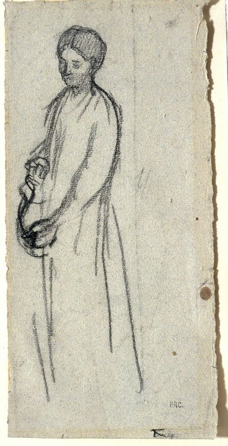 Pierre Puvis de Chavannes, ‘Standing Woman with a Pitcher’, ca. 1873