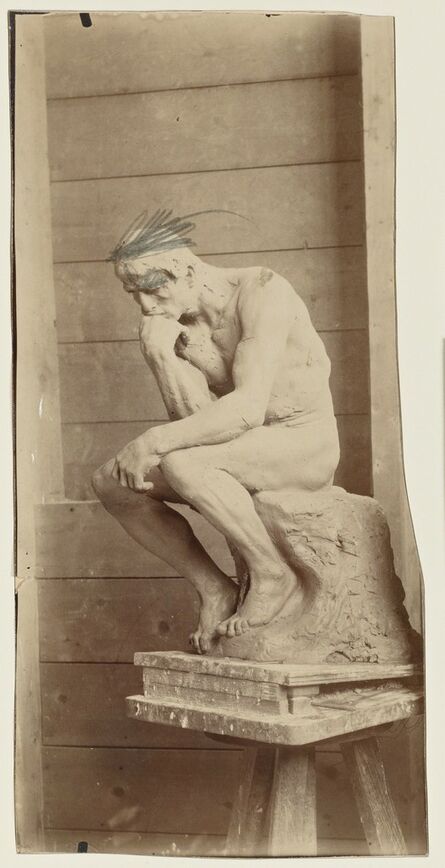 Victor Pannelier, ‘Le Penseur en terre, retouche à la mine de plomb (The Thinker in clay, retouched in pencil)’, July 1882