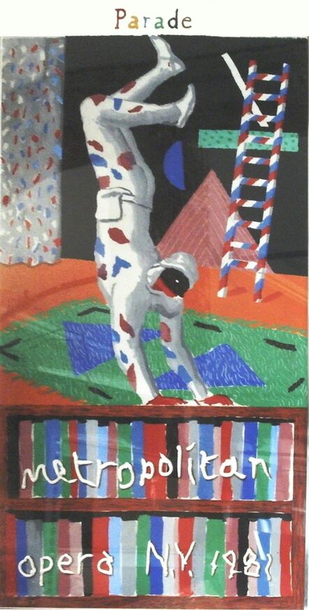 David Hockney, ‘Harlequin from Parade’, 1981