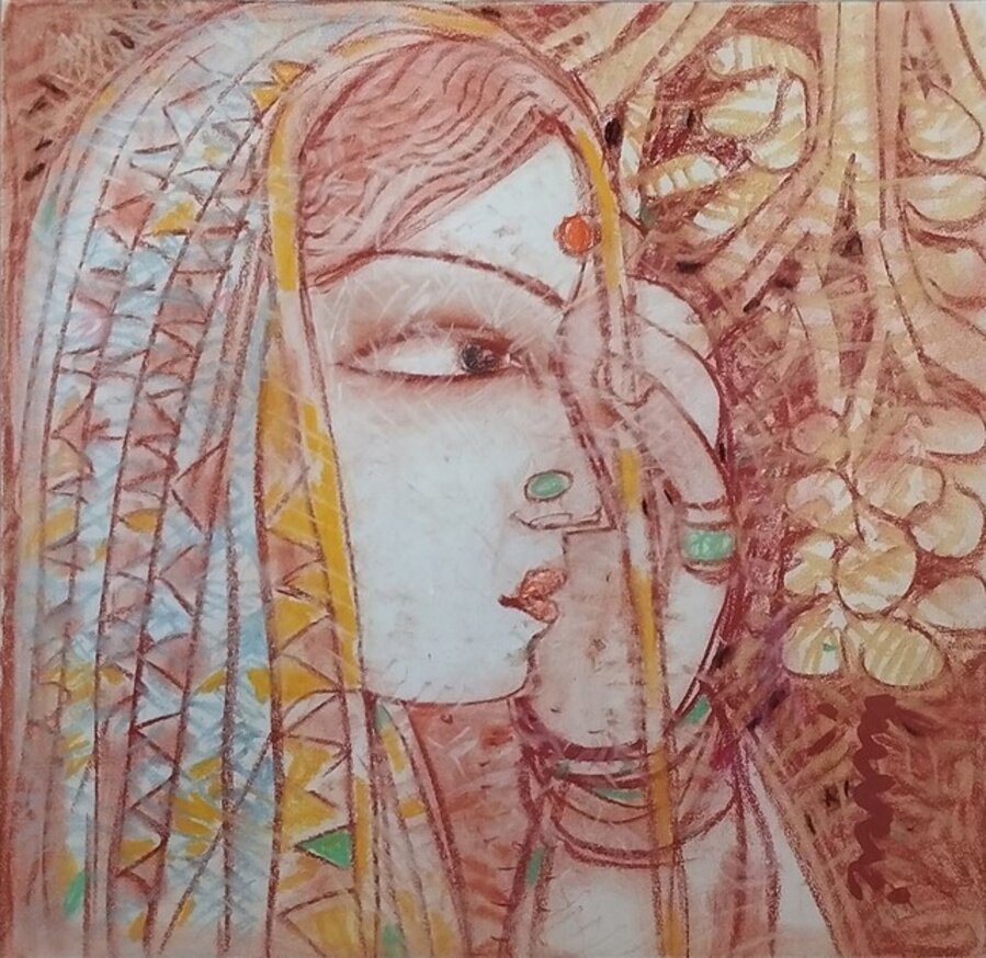 Untitled, Mixed Media on Paper