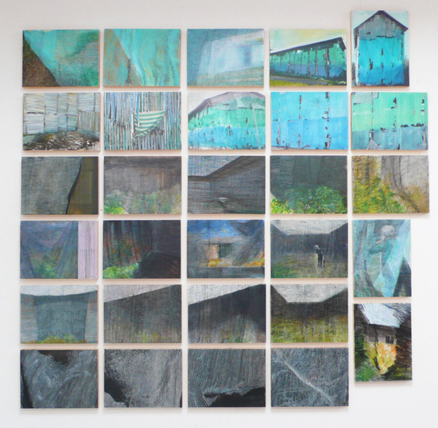 Serie de 30 pinturas