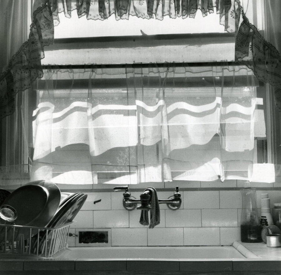 His Mother's Kitchen Window