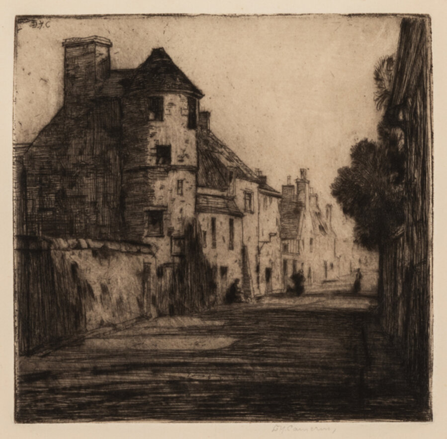 A Group of Twelve Works: Chinon, Inverlochy Castle, Fisher Folk, Haddington, Lady of Holland, Robin's Court, The Stairs at Rowallan, The Wine Farm, The Monastery, St Mark's, Venice, Tewkesbury Abbey, and Street in Cairo