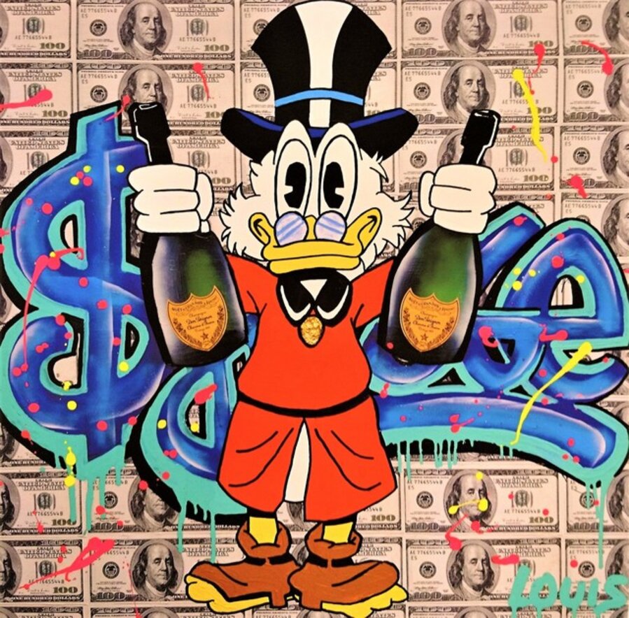BLUE SCROOGE x DOM PE