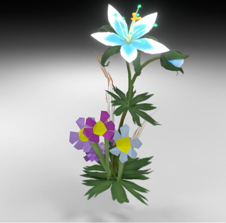 Hand-hacked Bouquet 20