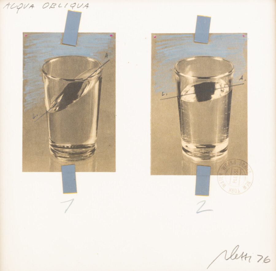 Oblique water