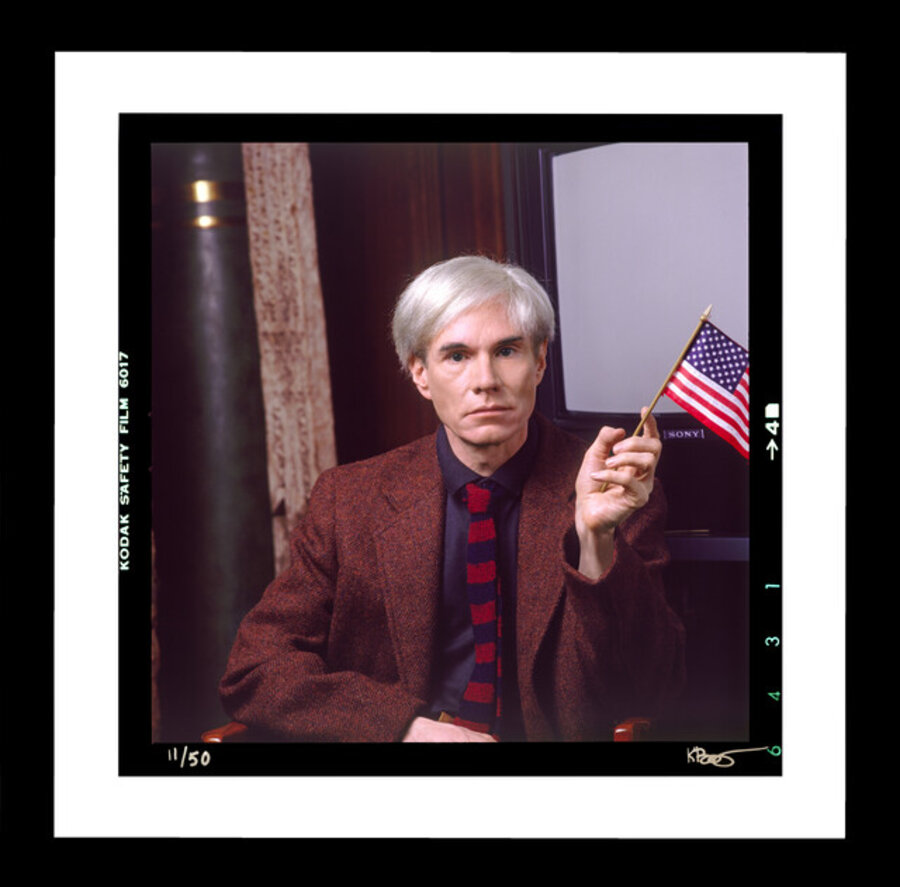 'Lost Warhols, American Flag' Small