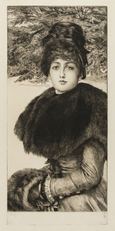 James Tissot, ‘Promenade dans la neige’, 1880