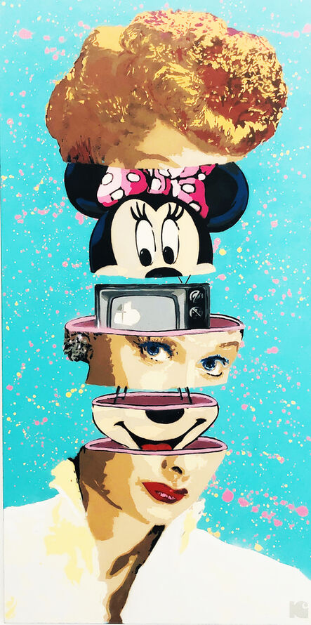 Kar-Part, ‘ "Who Loves Lucy" aerosol on canvas ’, 2020