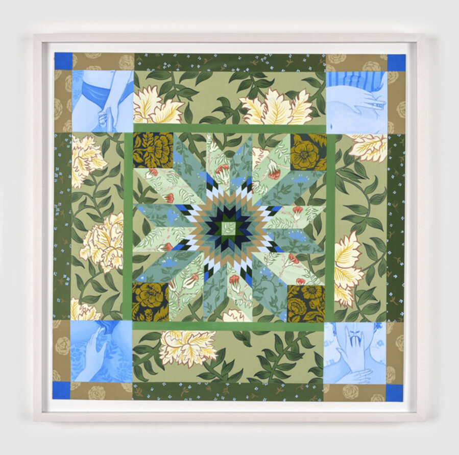 Quilt Study (Lone Star)