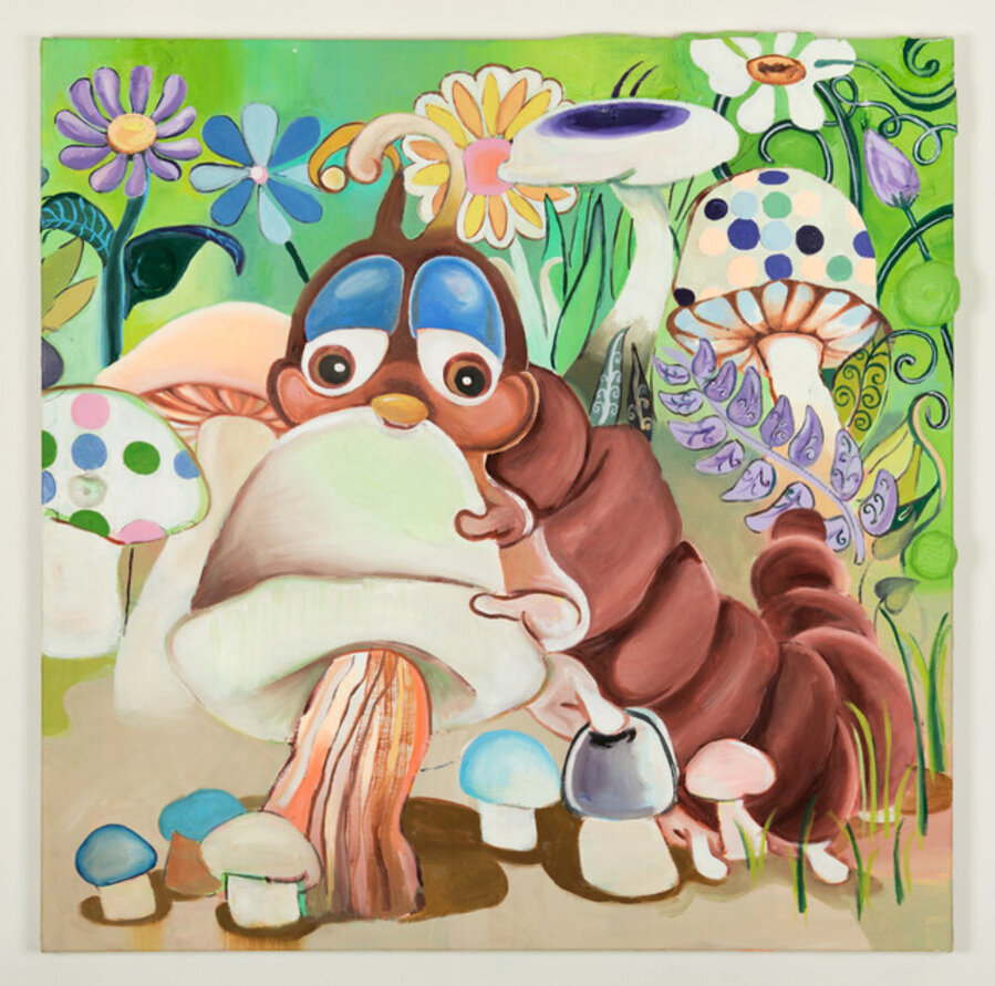 Cattypilly and Her Fungus Feast