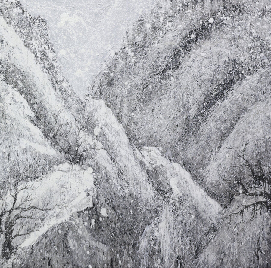 Vanishing Landscape - Snowy Mountains #3