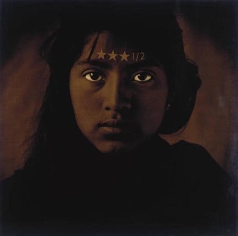 "Time Out" Dark Sepia-Toned Girl Portrait