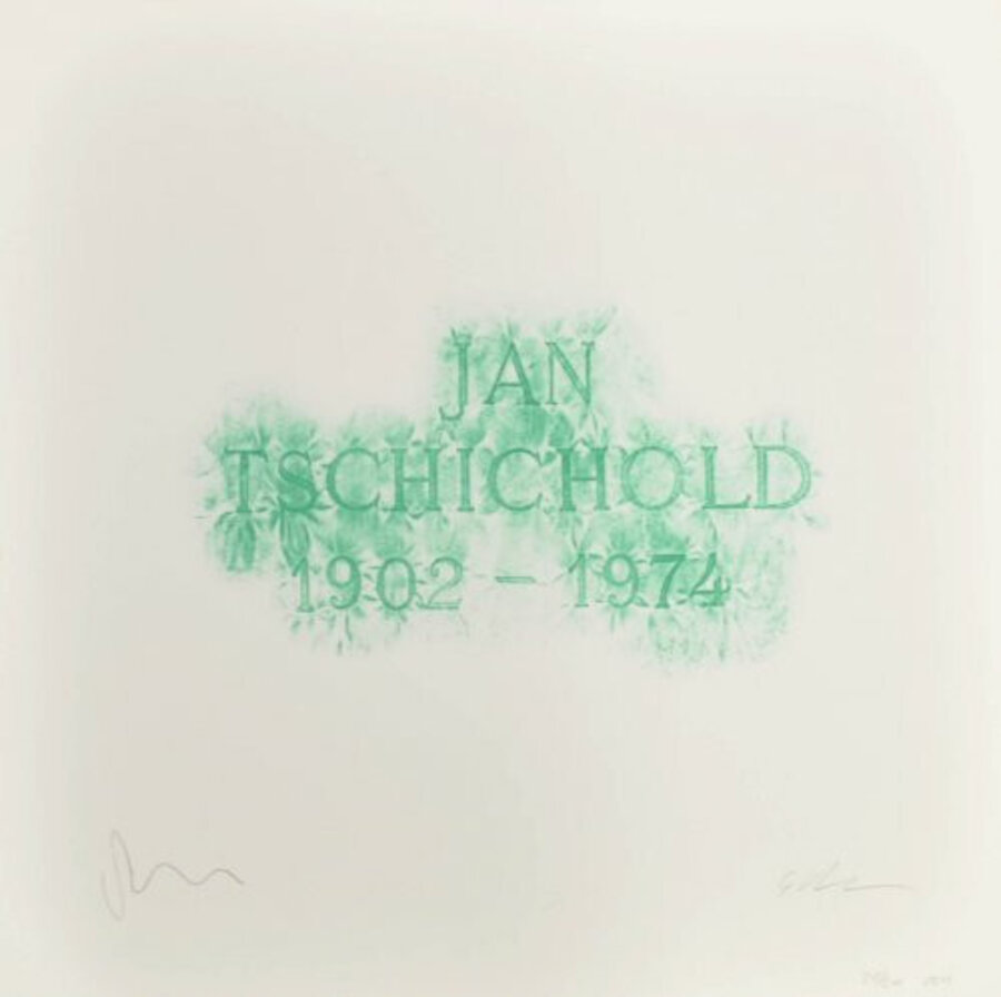A History of Type Design / Jan Tschichold, 1902-1974 (Berzona, Switzerland)