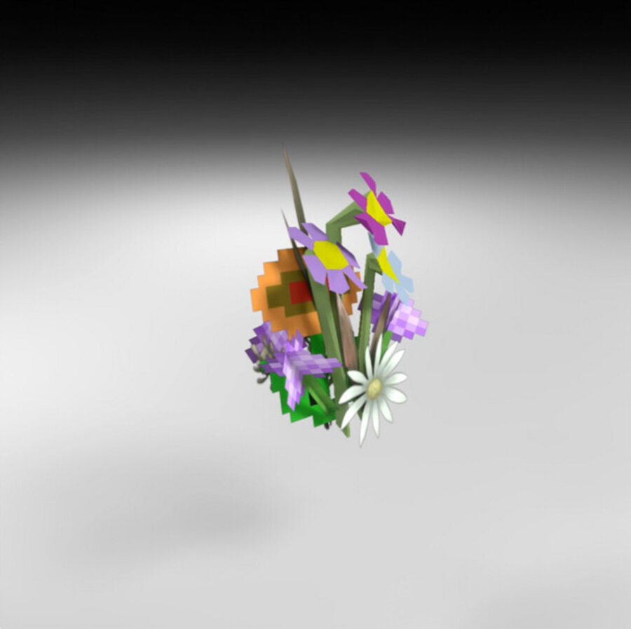 Hand-hacked Bouquet48