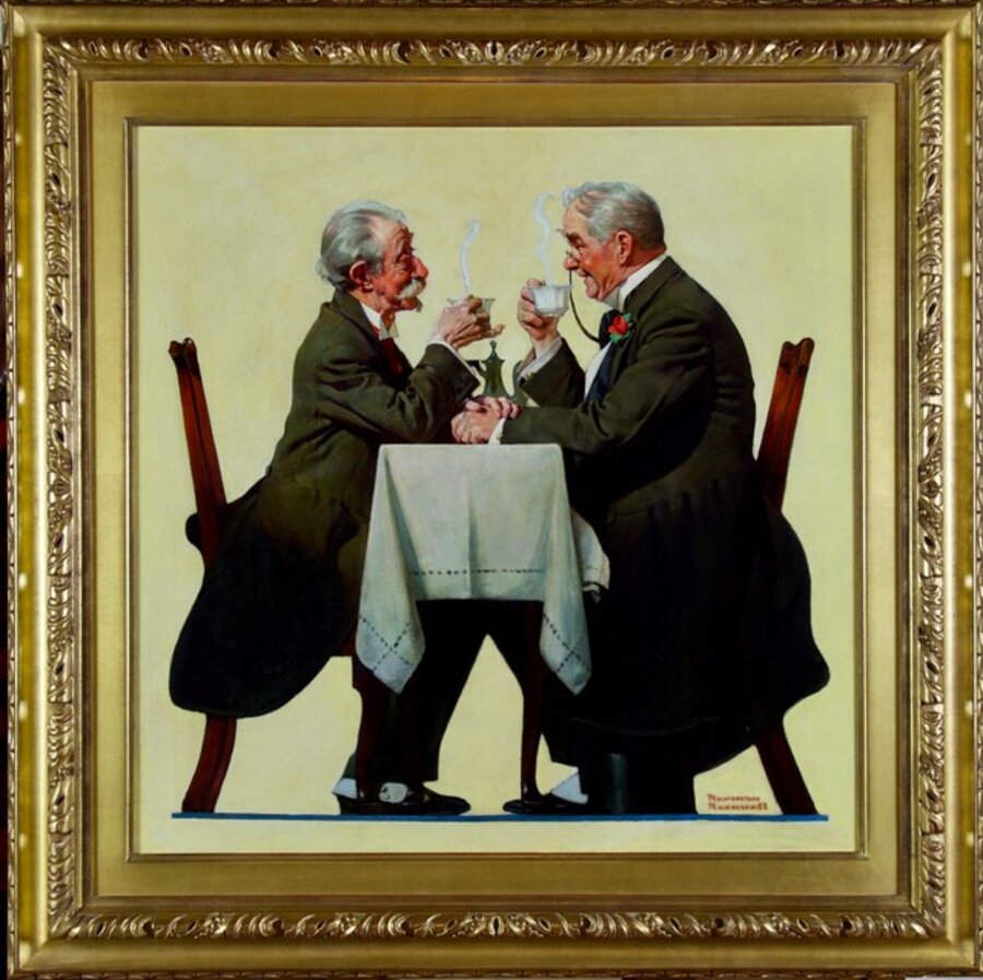 Men Drinking Coffee