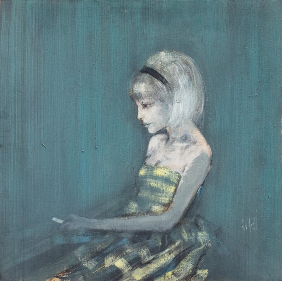 Portrait of young woman