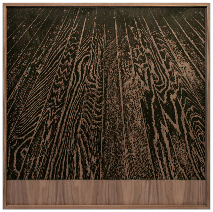 Wooden Floor on Wood (One-Point Perspective)