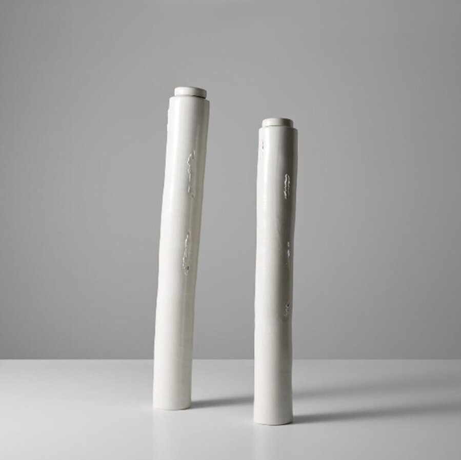 Two lidded jars