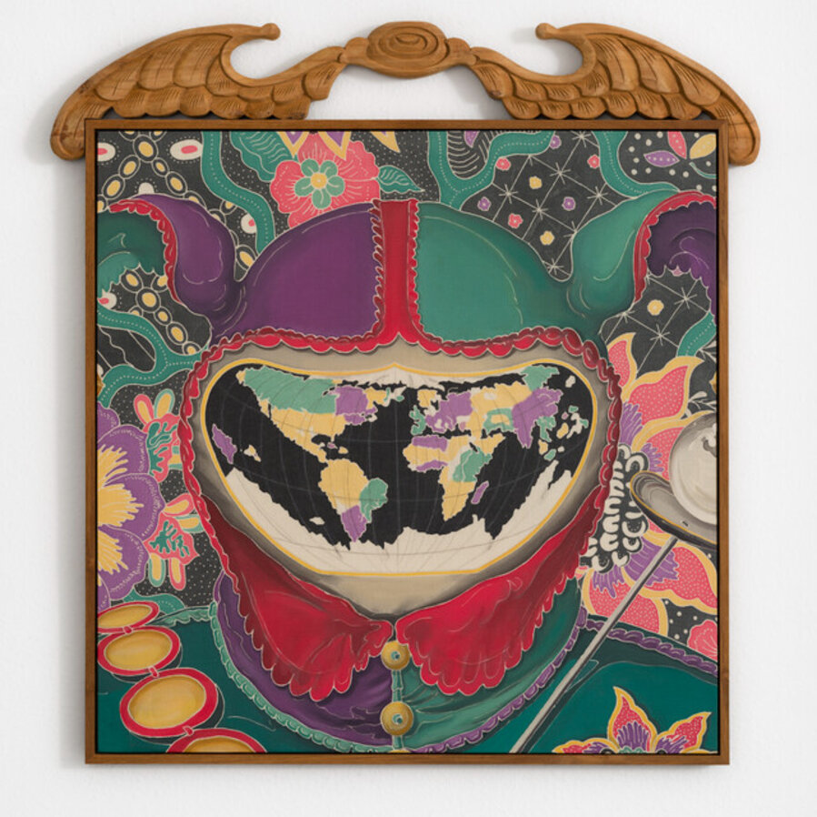 Fool's Cap Map of the World