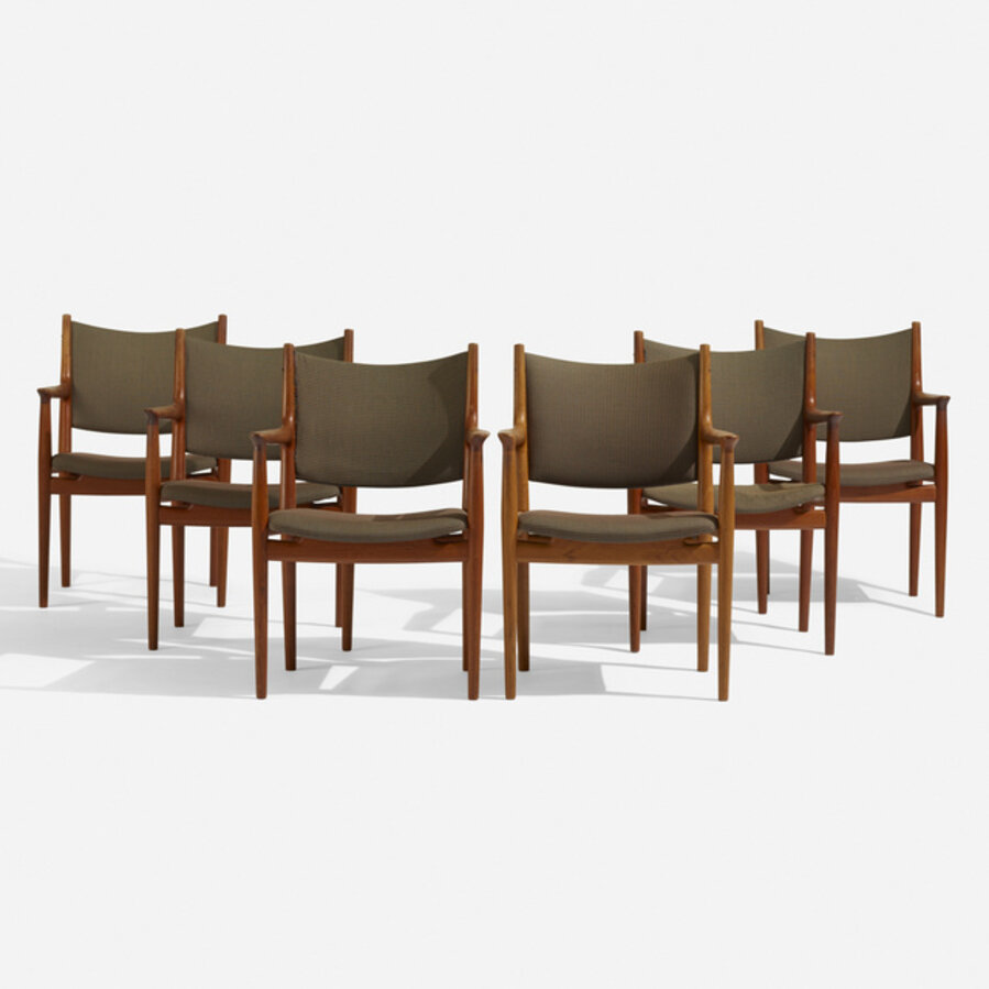 Dining chairs model JH713, set of six