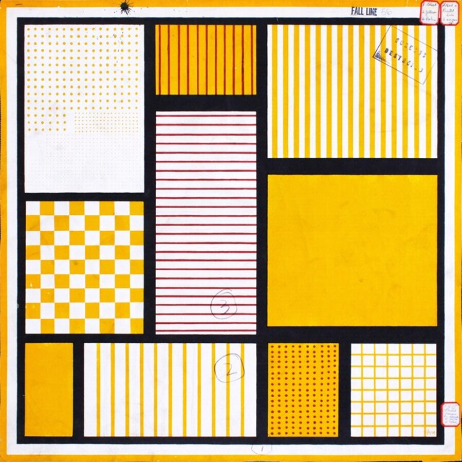 Untitled (Yellow Grid)