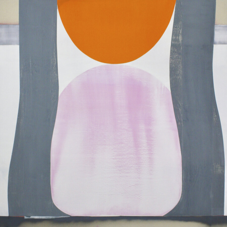 Orange on Pink