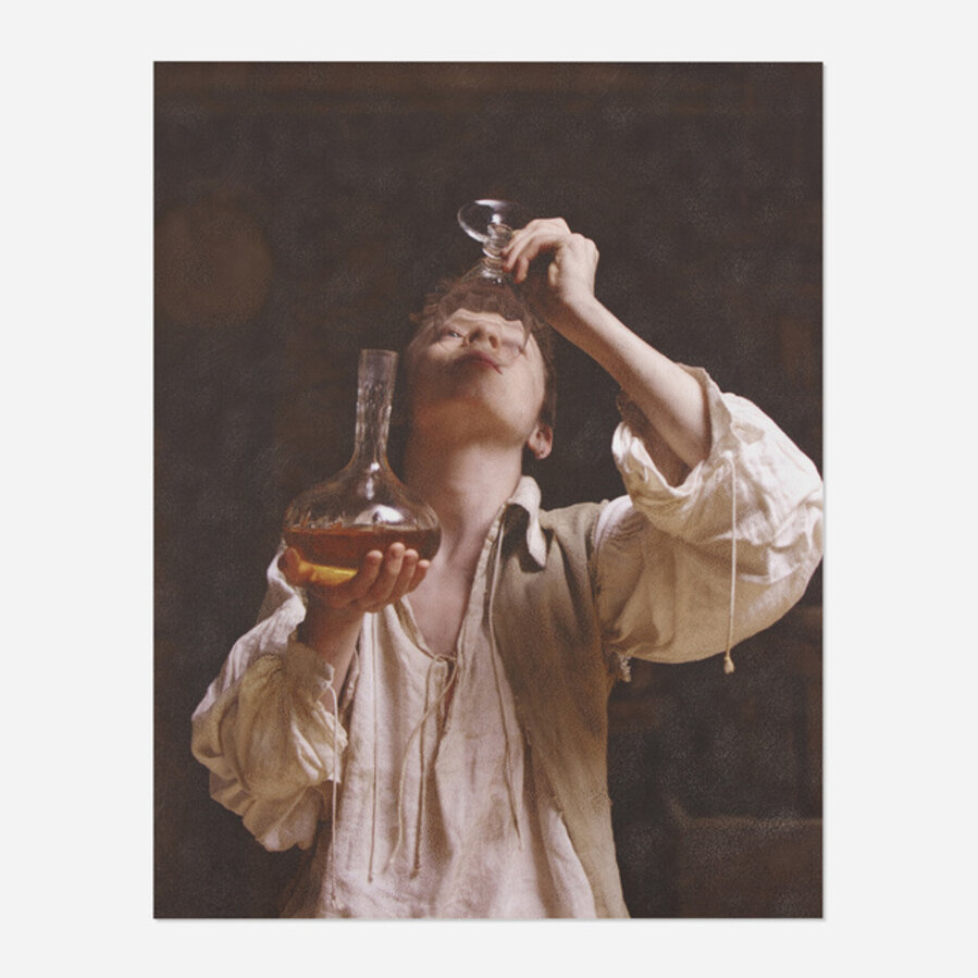 Boy Drinking (after Carracci)