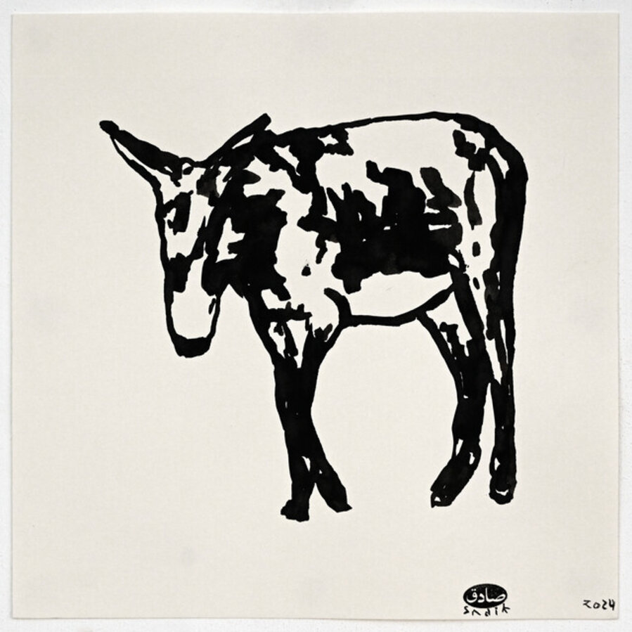 A Donkey in my Studio (19)