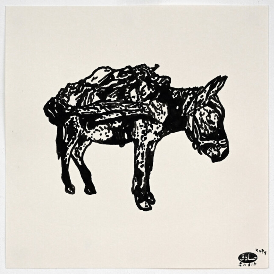A Donkey in my Studio (11)