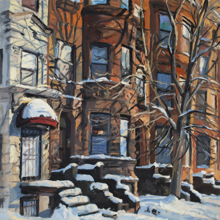 Fresh Snow, Back Bay, January 2010