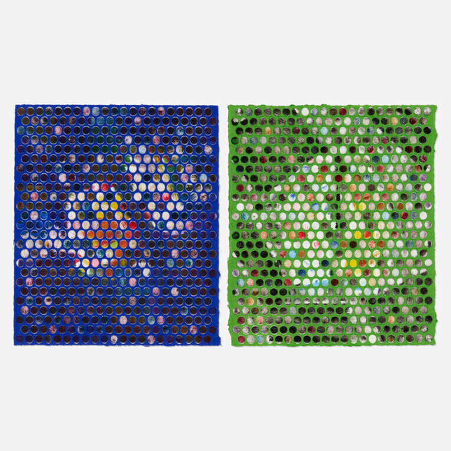 Untitled (from the Double Event series) (two works)
